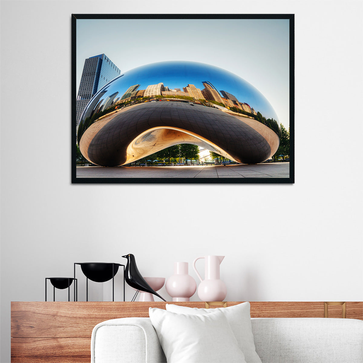 Cloud Gate Wall Art