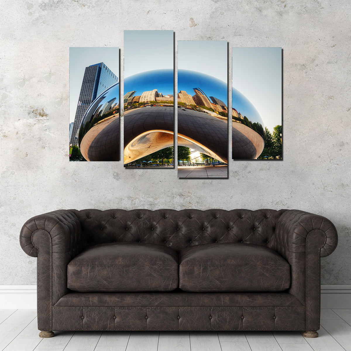 Cloud Gate Wall Art