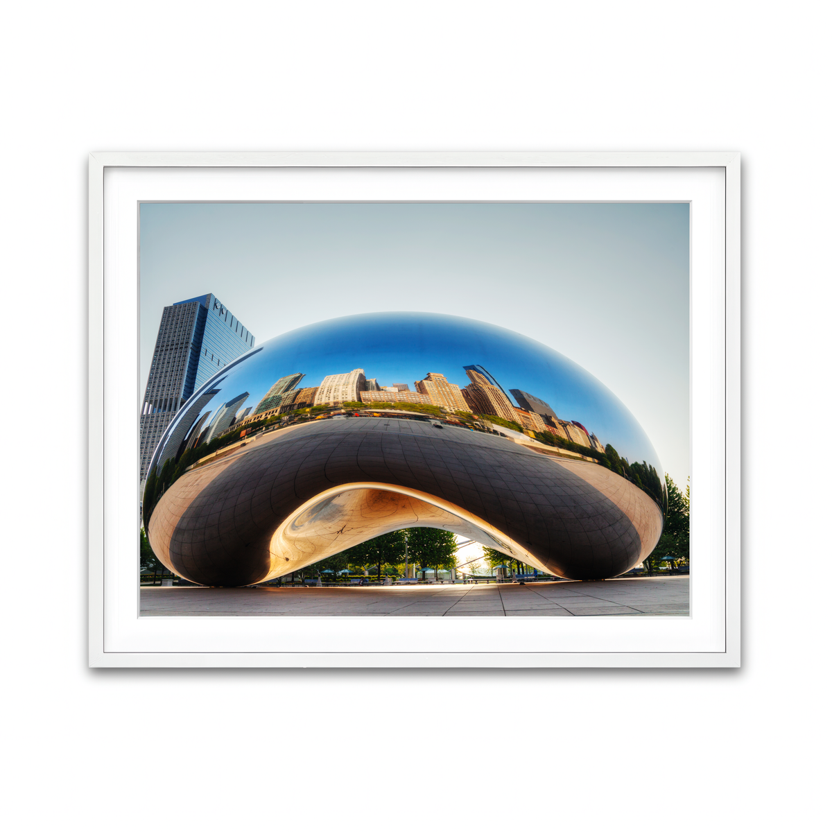 Framed Print 4x3 White