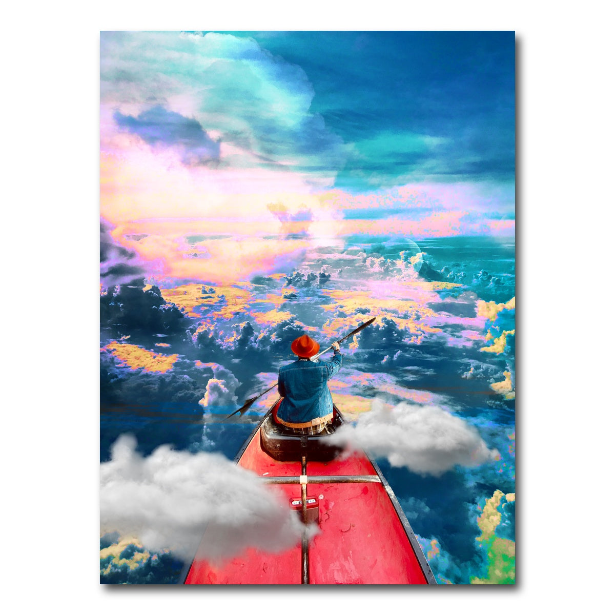 AUTO-MOCKUP WHITE | Cloud boat design | 1 Piece | Gallery Wrap Canvas | group=3x4