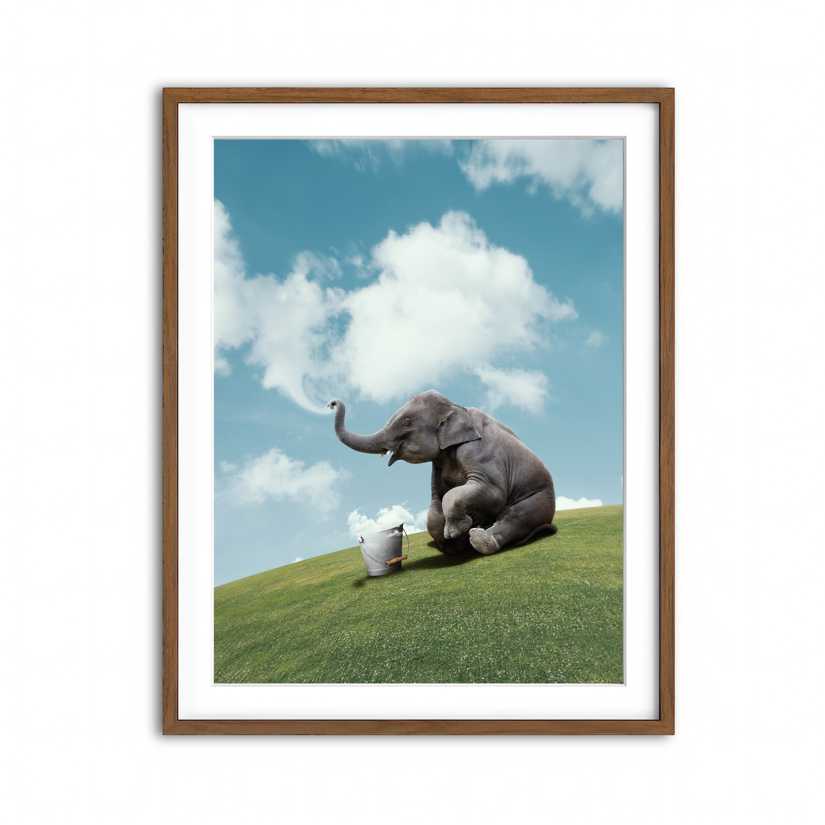 Framed Print 3x4 Walnut