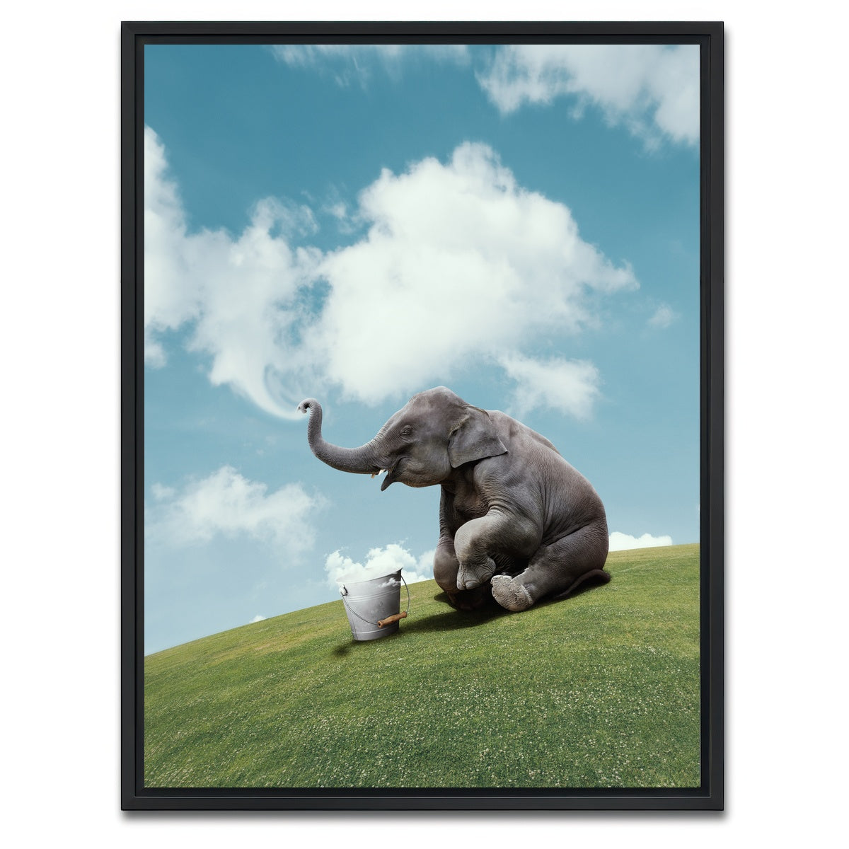 AUTO-MOCKUP WHITE | Cloudmaker | 1 Piece | Black Framed Canvas | group=3x4