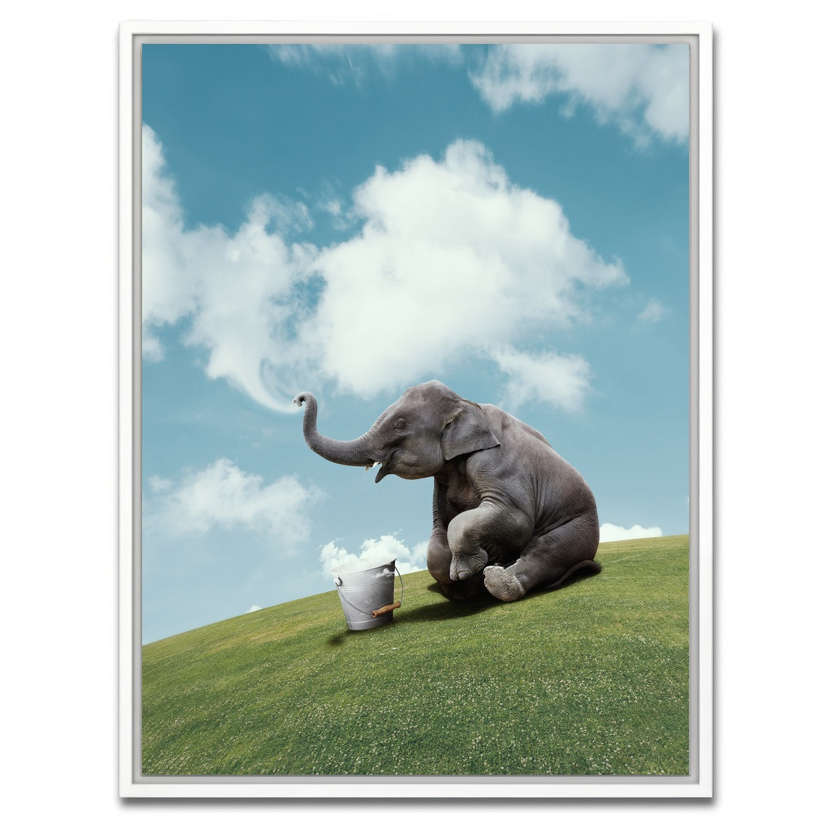 AUTO-MOCKUP WHITE | Cloudmaker | 1 Piece | White Framed Canvas | group=3x4