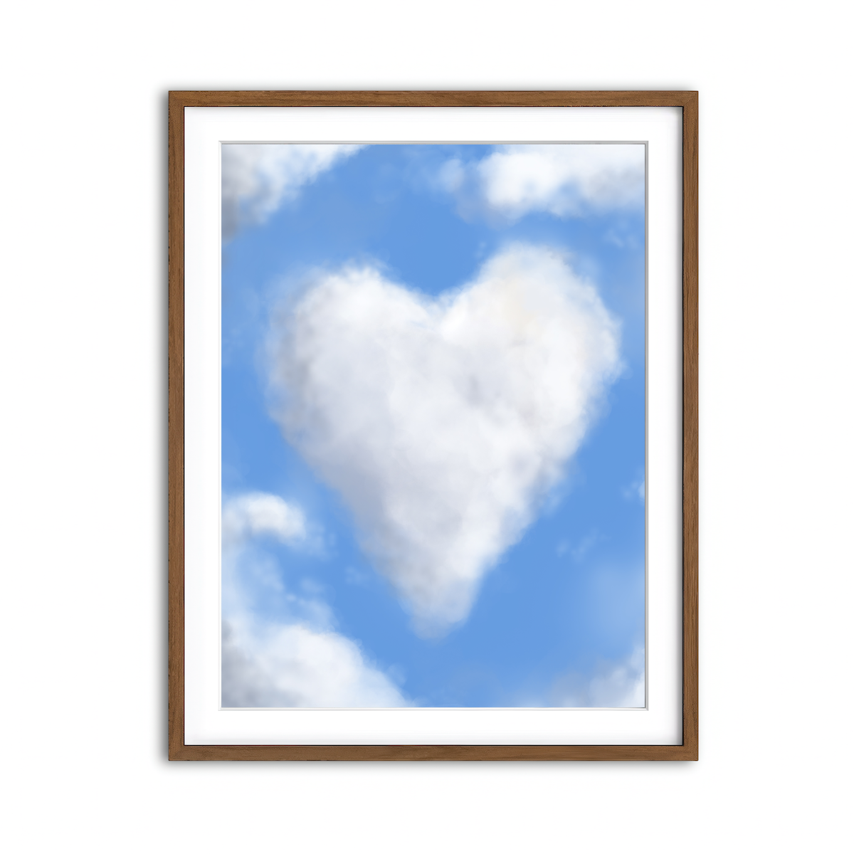 Framed Print 3x4 Walnut