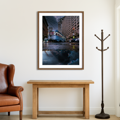 AUTO-MOCKUP ROOM | Cloudy Ground Wall Art