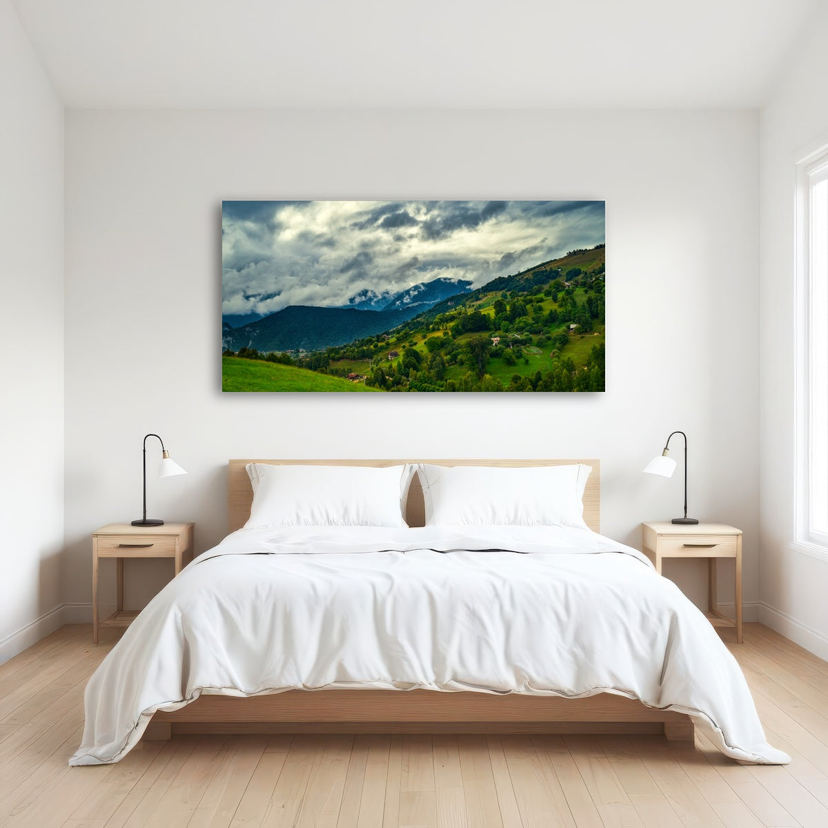 AUTO-MOCKUP ROOM | Cloudy Hillside in Magura Romania