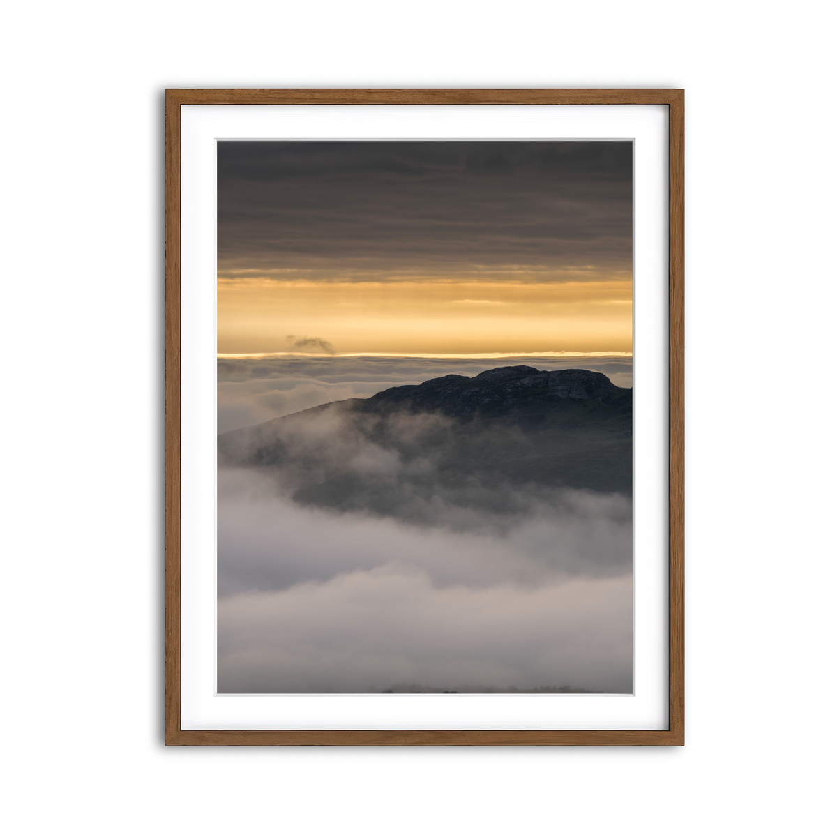 Framed Print 3x4 Walnut