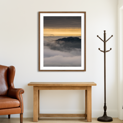 AUTO-MOCKUP ROOM | Cloudy Peak Wall Art