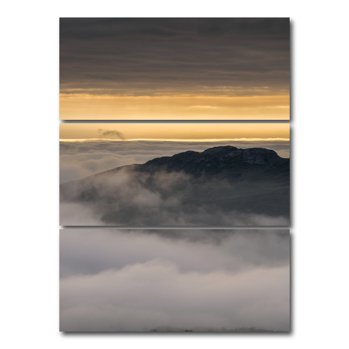 AUTO-MOCKUP WHITE | Cloudy Peak | 3 Piece | Gallery Wrap Canvas | group=8x18_stacked