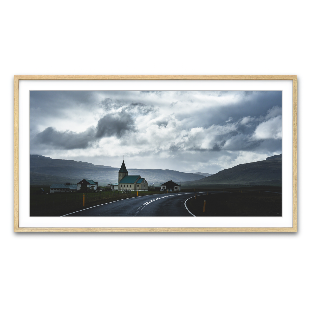 Framed Print 2x1 Natural