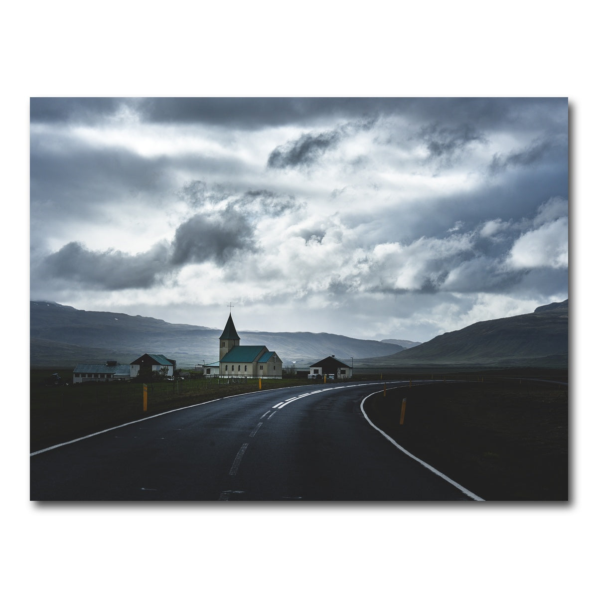 AUTO-MOCKUP WHITE | Cloudy Road | 1 Piece | Gallery Wrap Canvas | group=4x3