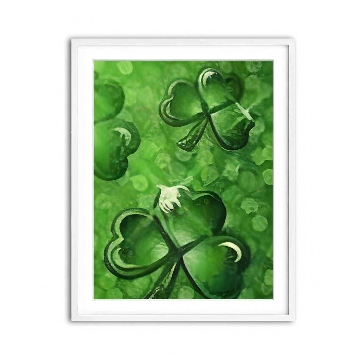 Framed Print 3x4 White