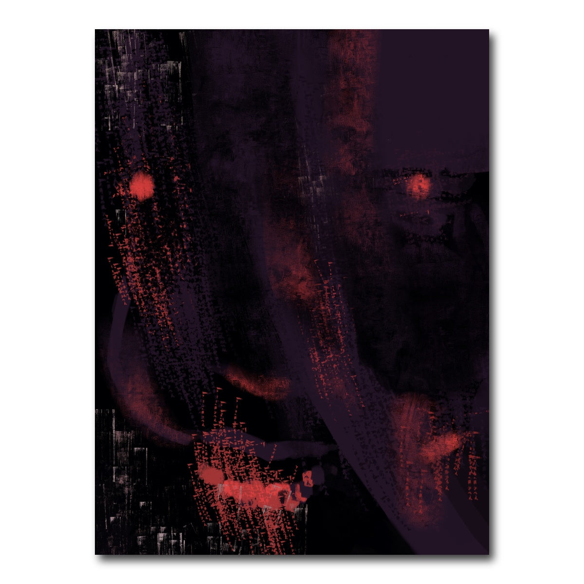 AUTO-MOCKUP WHITE | Clown Abstract | 1 Piece | Gallery Wrap Canvas | group=3x4