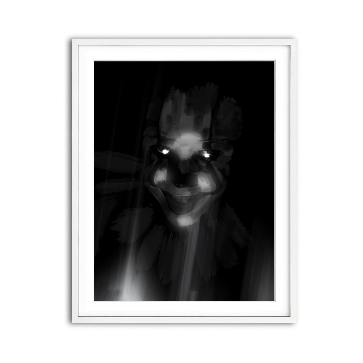 Framed Print 3x4 White