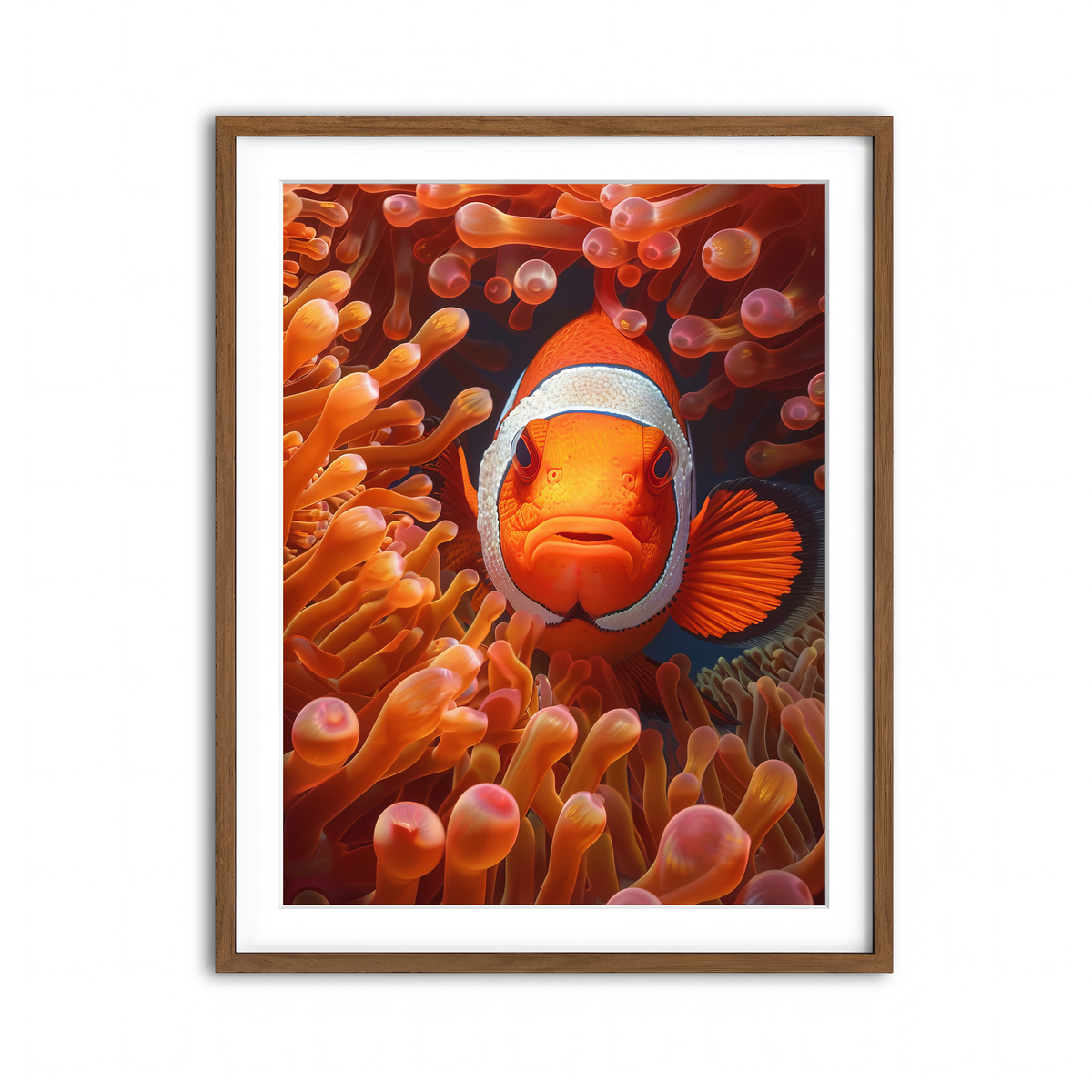 Framed Print 3x4 Walnut