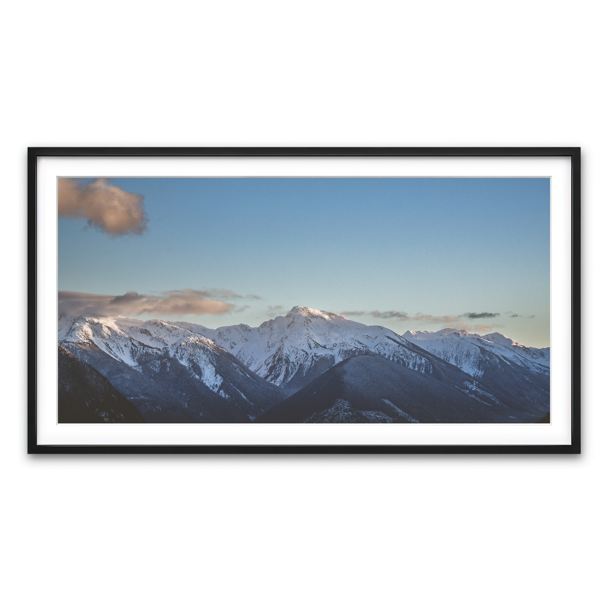 Framed Print 2x1 Black