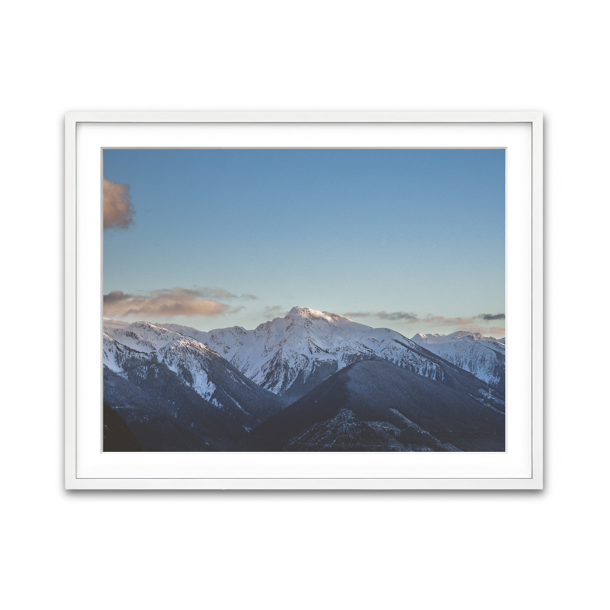 Framed Print 4x3 White