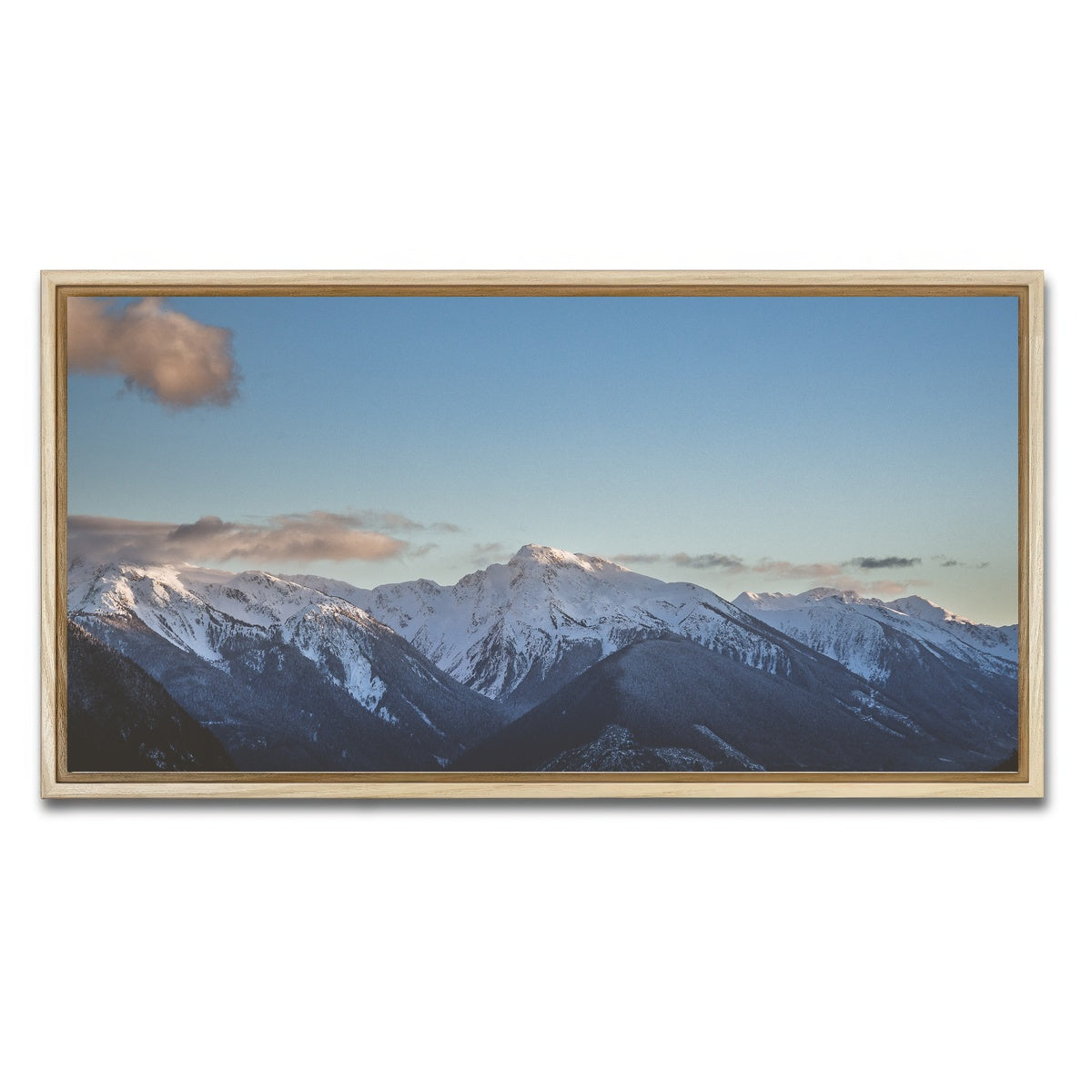 AUTO-MOCKUP WHITE | Coast Mountains British Columbia | 1 Piece | Natural Framed Canvas | group=2x1