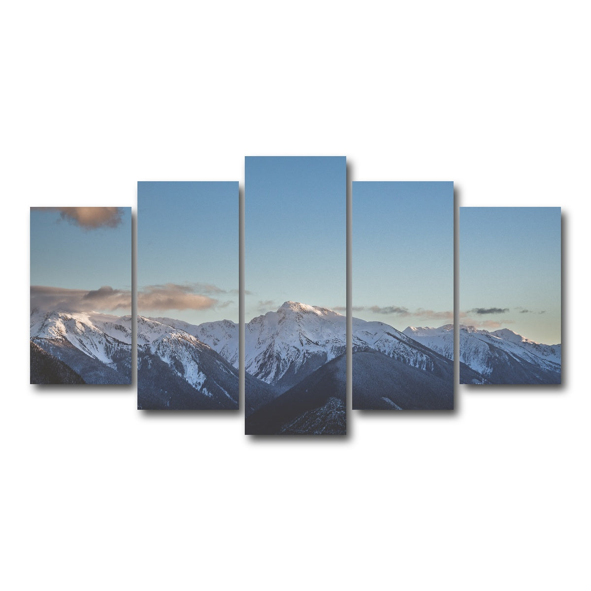 AUTO-MOCKUP WHITE | Coast Mountains British Columbia | 5 Piece | Gallery Wrap Canvas | group=5_normal