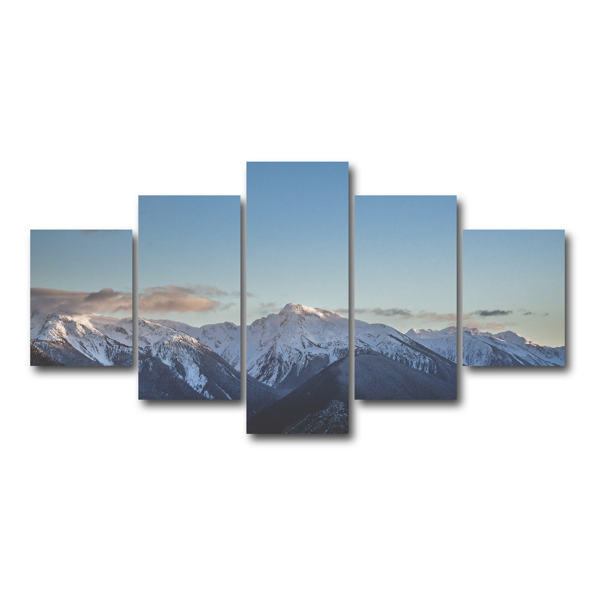 AUTO-MOCKUP WHITE | Coast Mountains British Columbia | 5 Piece | Gallery Wrap Canvas | group=5_short