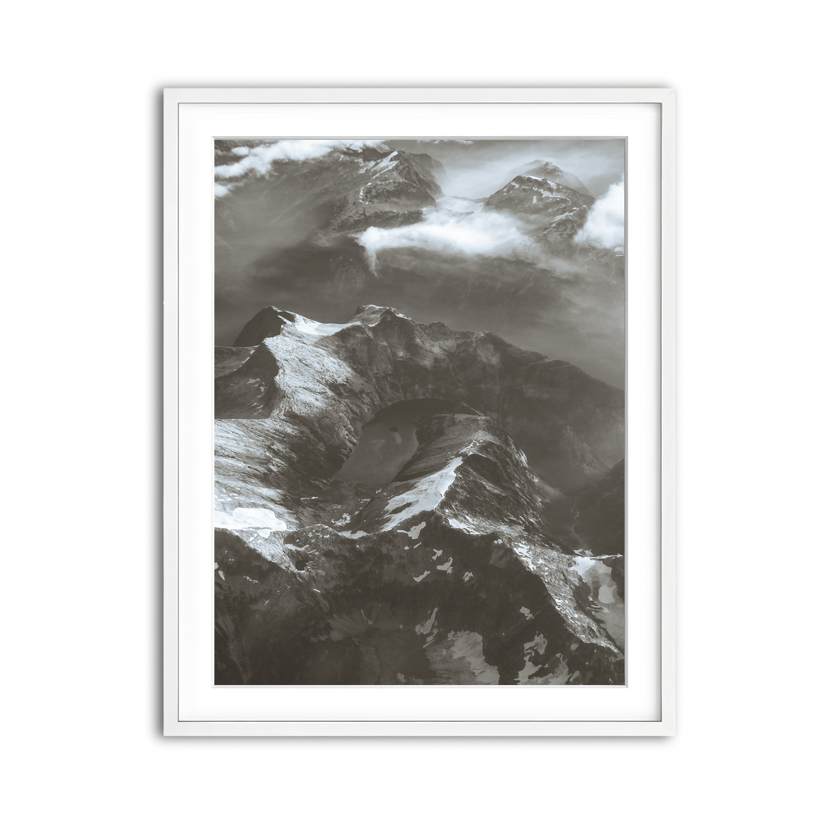 Framed Print 3x4 White