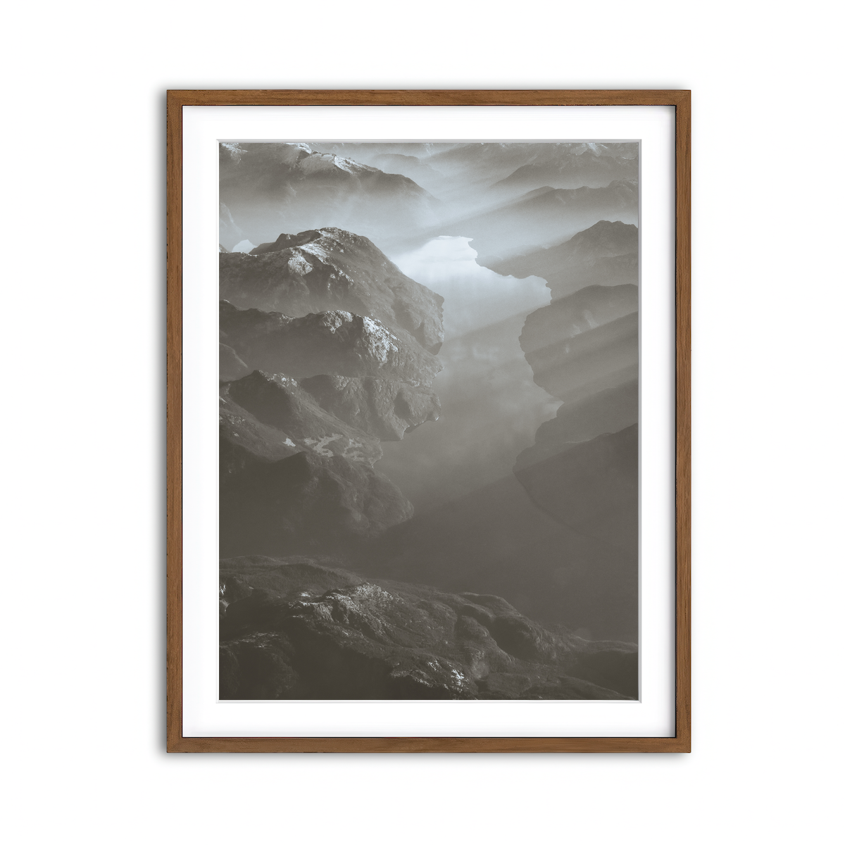 Framed Print 3x4 Walnut