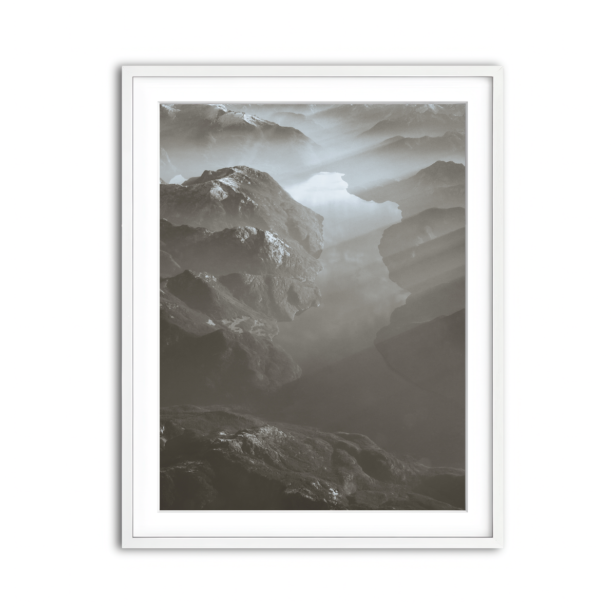 Framed Print 3x4 White