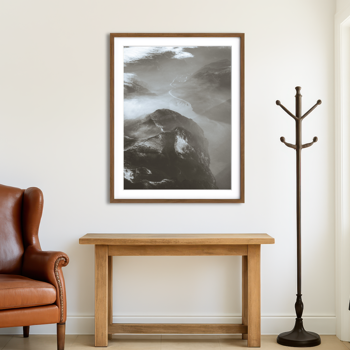 AUTO-MOCKUP ROOM | Coast Mountains Canada 4 Wall Art