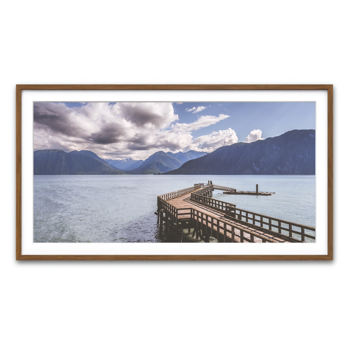 Framed Print 2x1 Walnut