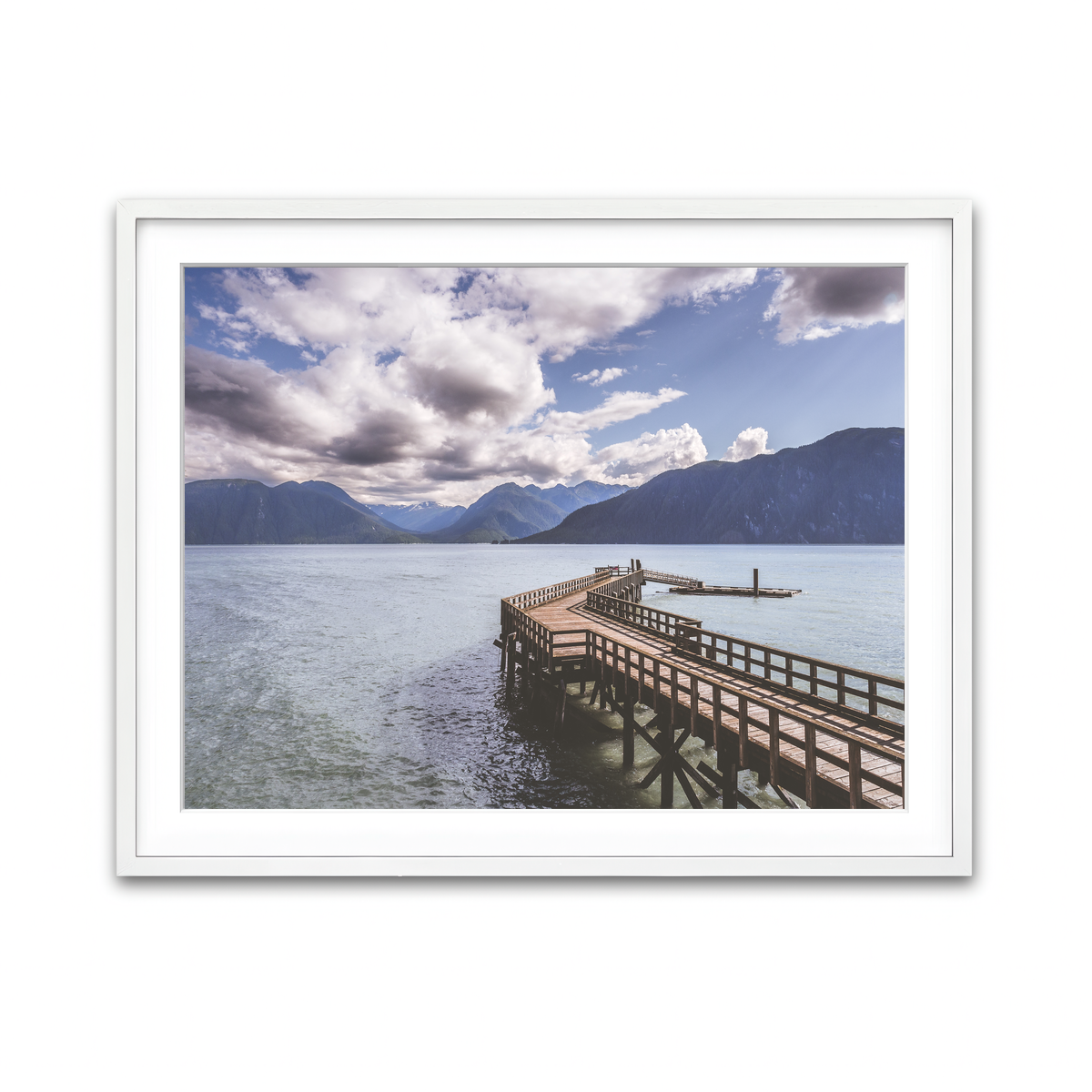 Framed Print 4x3 White