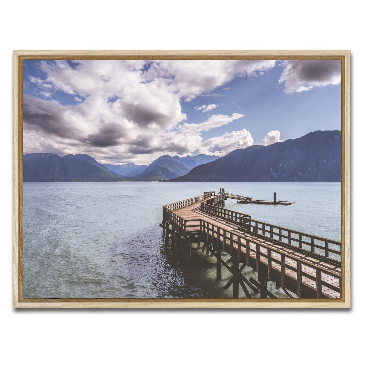 AUTO-MOCKUP WHITE | Coast Mountains Gingolx | 1 Piece | Natural Framed Canvas | group=4x3