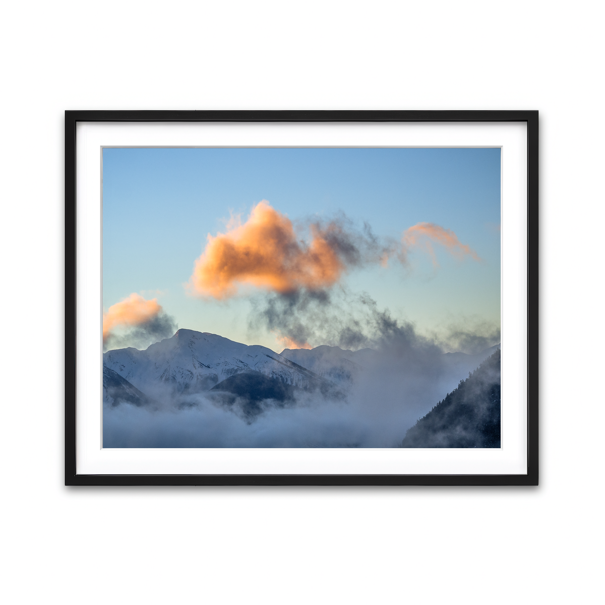 Framed Print 4x3 Black