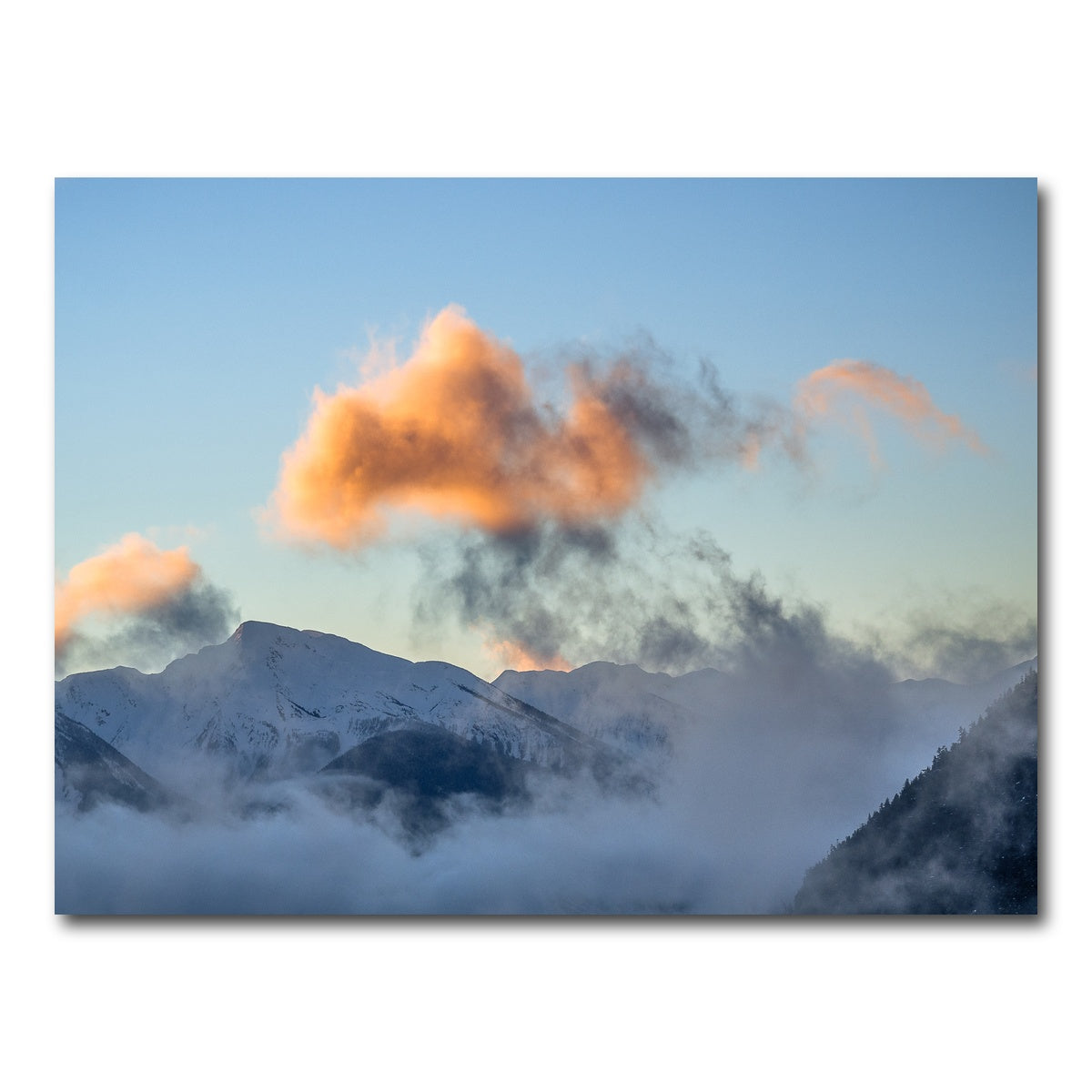 AUTO-MOCKUP WHITE | Coast Mountains Northern BC | 1 Piece | Gallery Wrap Canvas | group=4x3