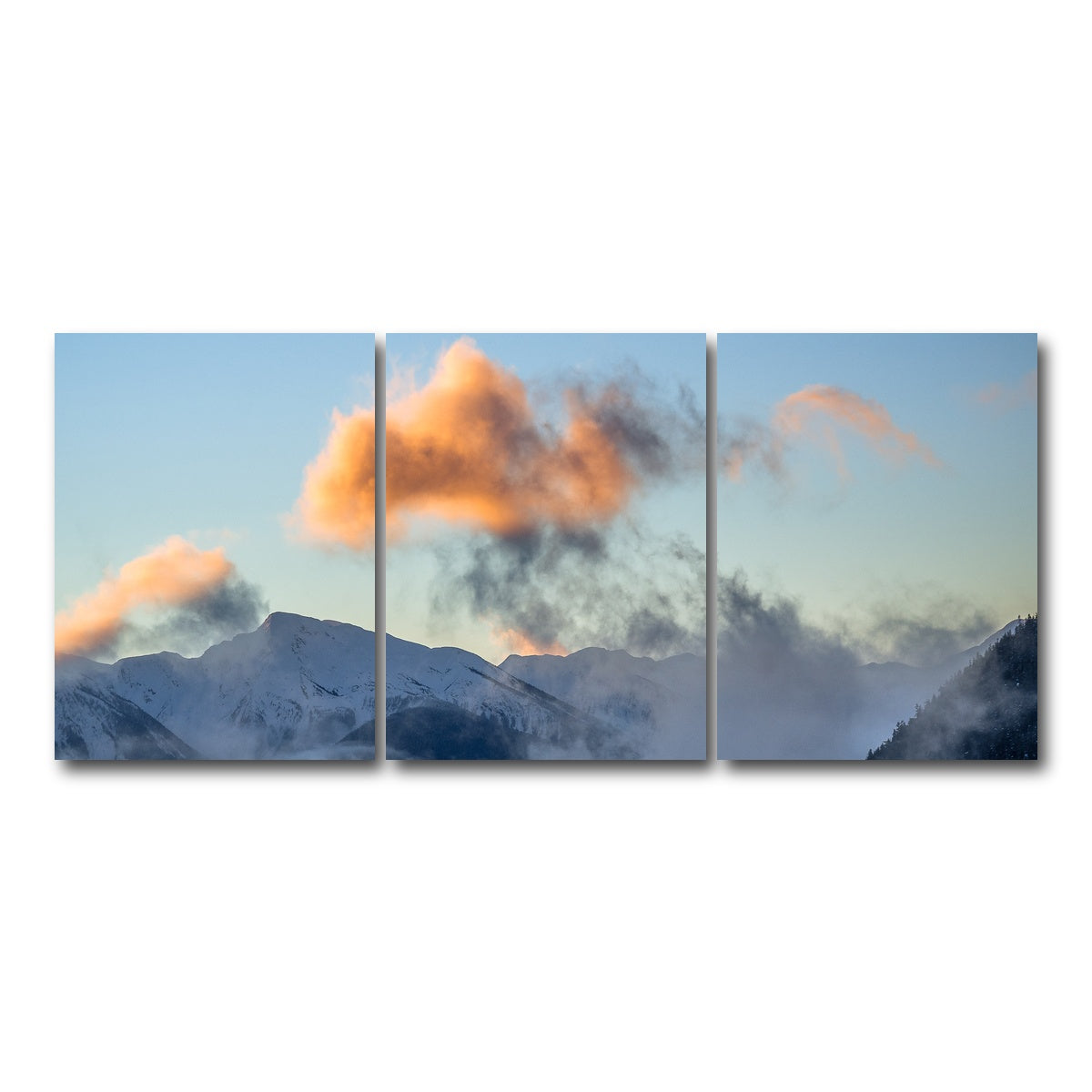 AUTO-MOCKUP WHITE | Coast Mountains Northern BC | 3 Piece | Gallery Wrap Canvas | group=18x24