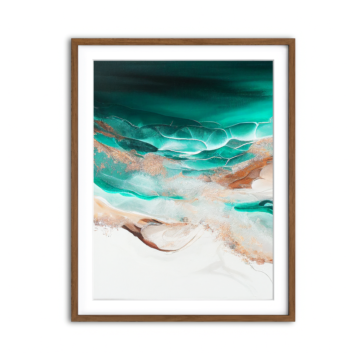 Framed Print 3x4 Walnut