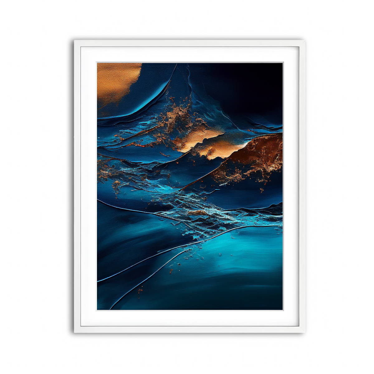Framed Print 3x4 White