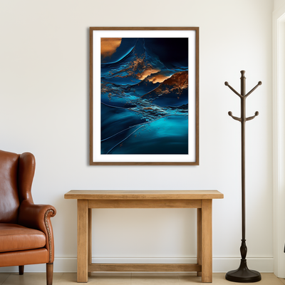 AUTO-MOCKUP ROOM | Coastal Abstract Series 2 Wall Art