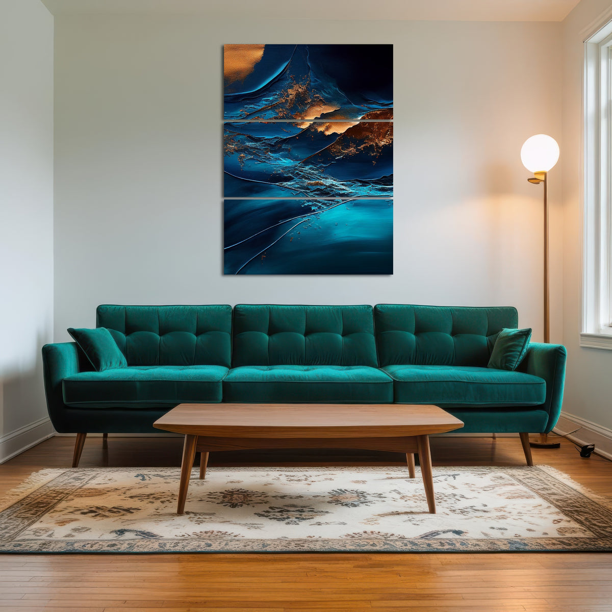 AUTO-MOCKUP ROOM | Coastal Abstract Series 2