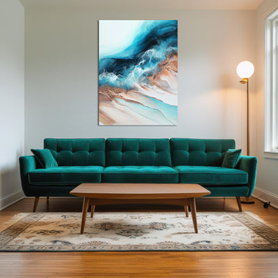 AUTO-MOCKUP ROOM | Coastal Abstract Series 4