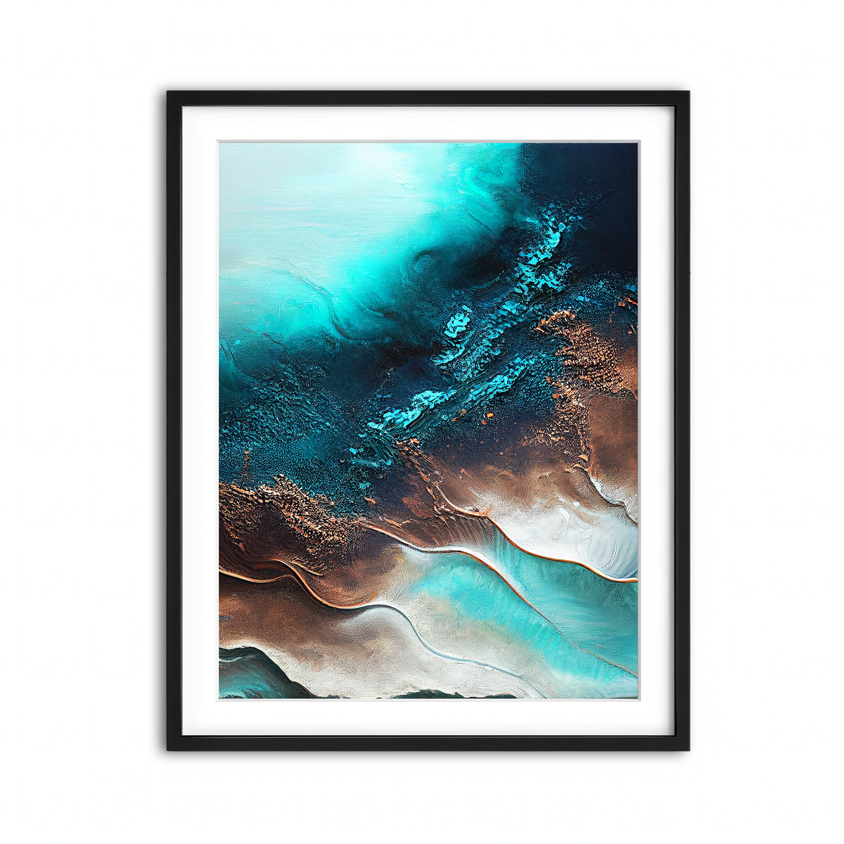 Framed Print 3x4 Black