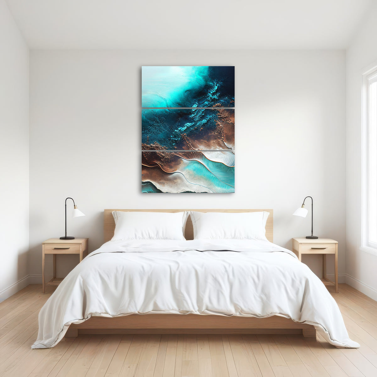 AUTO-MOCKUP ROOM | Coastal Abstract Series 5