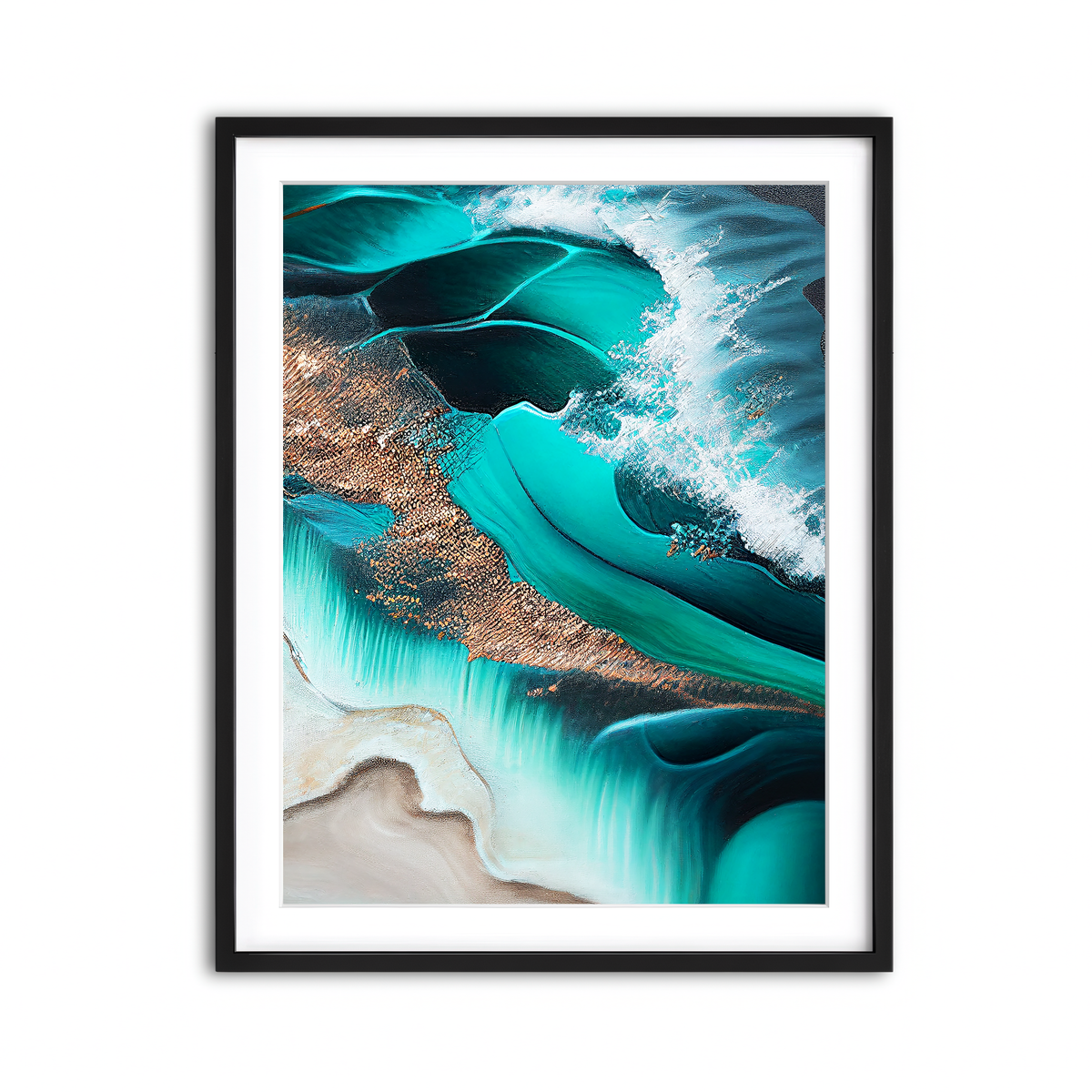 Framed Print 3x4 Black