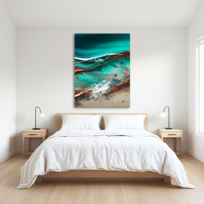 AUTO-MOCKUP ROOM | Coastal Abstract Series 8