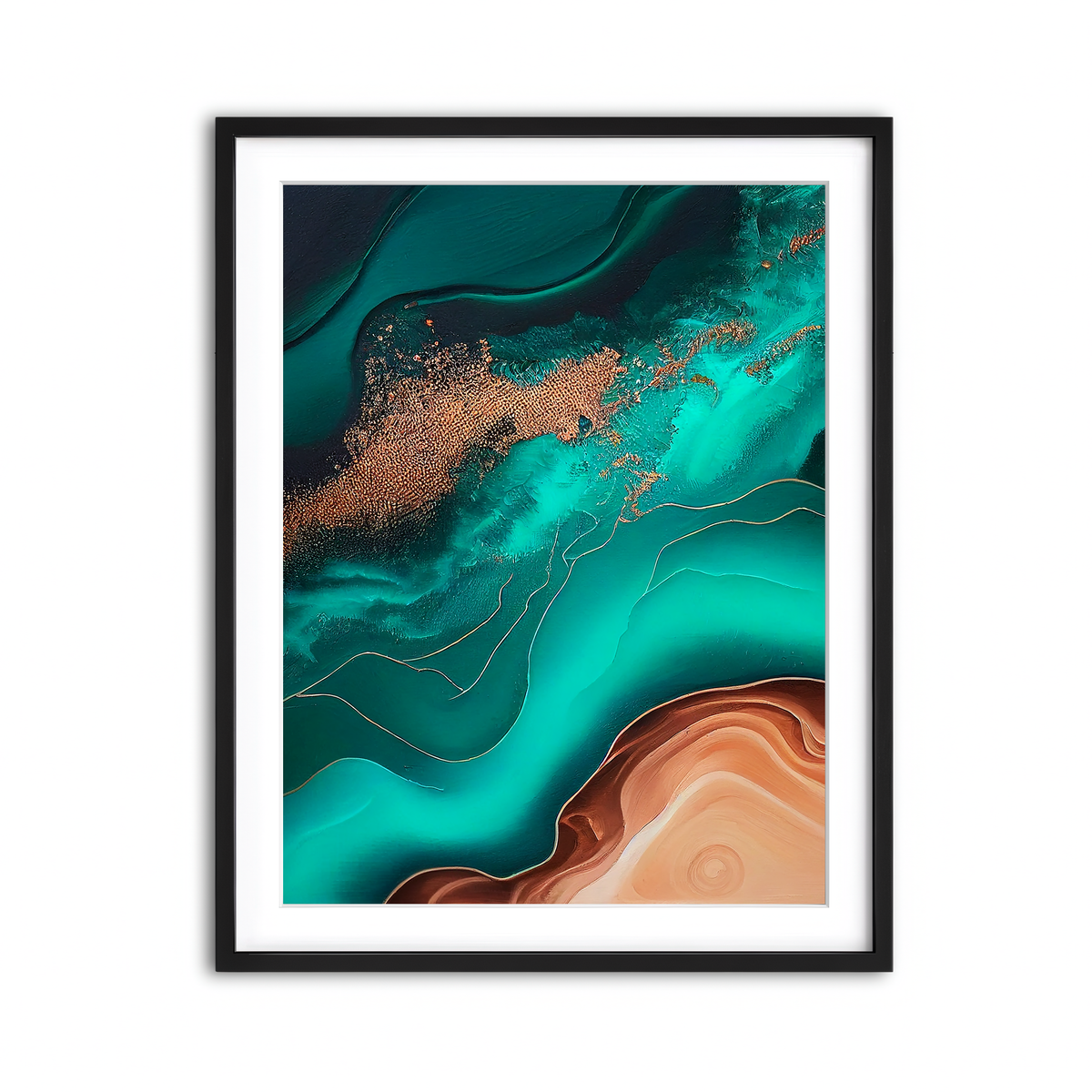 Framed Print 3x4 Black