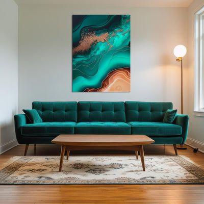 AUTO-MOCKUP ROOM | Coastal Abstract Series 9