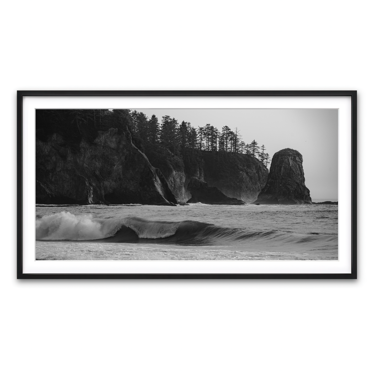 Framed Print 2x1 Black