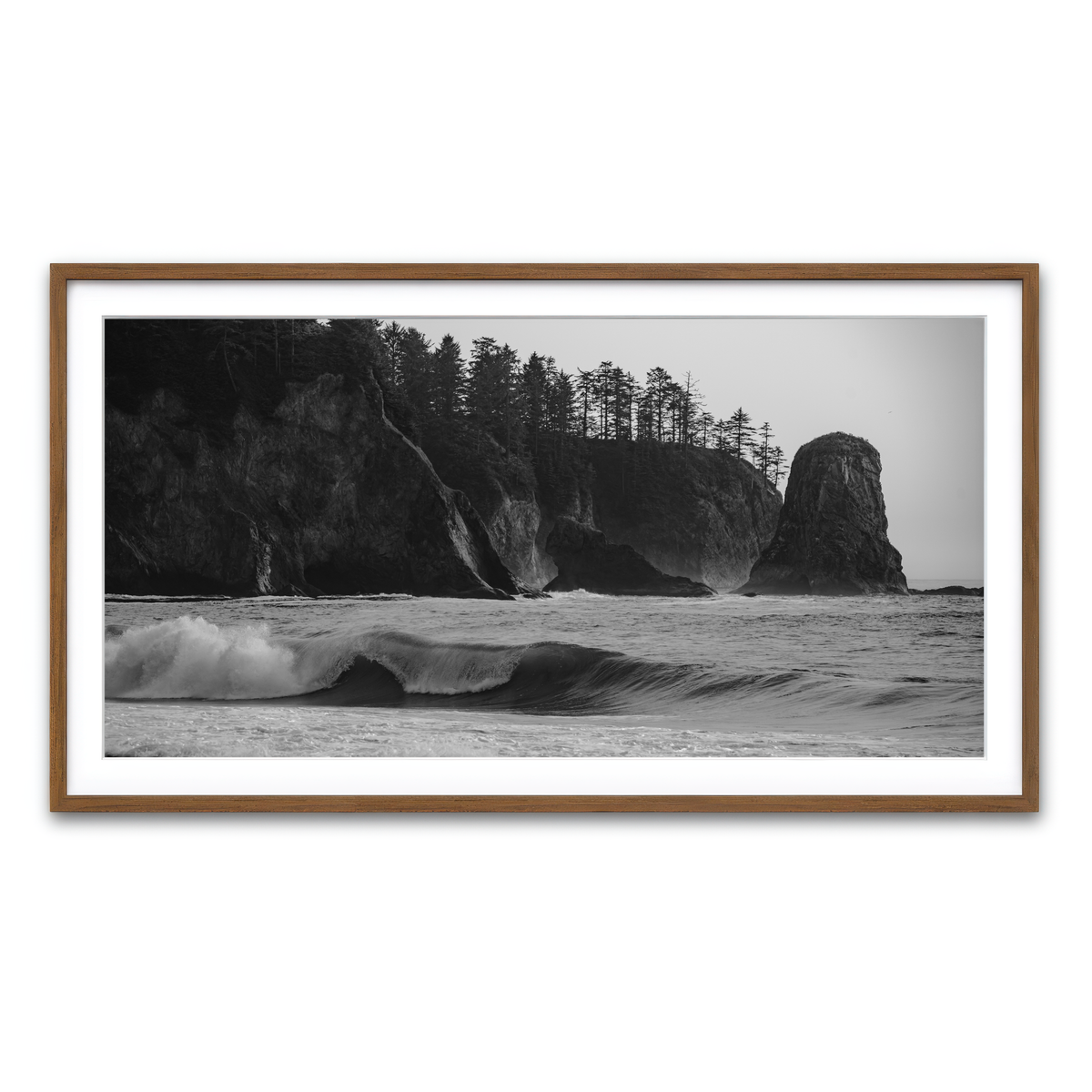 Framed Print 2x1 Walnut