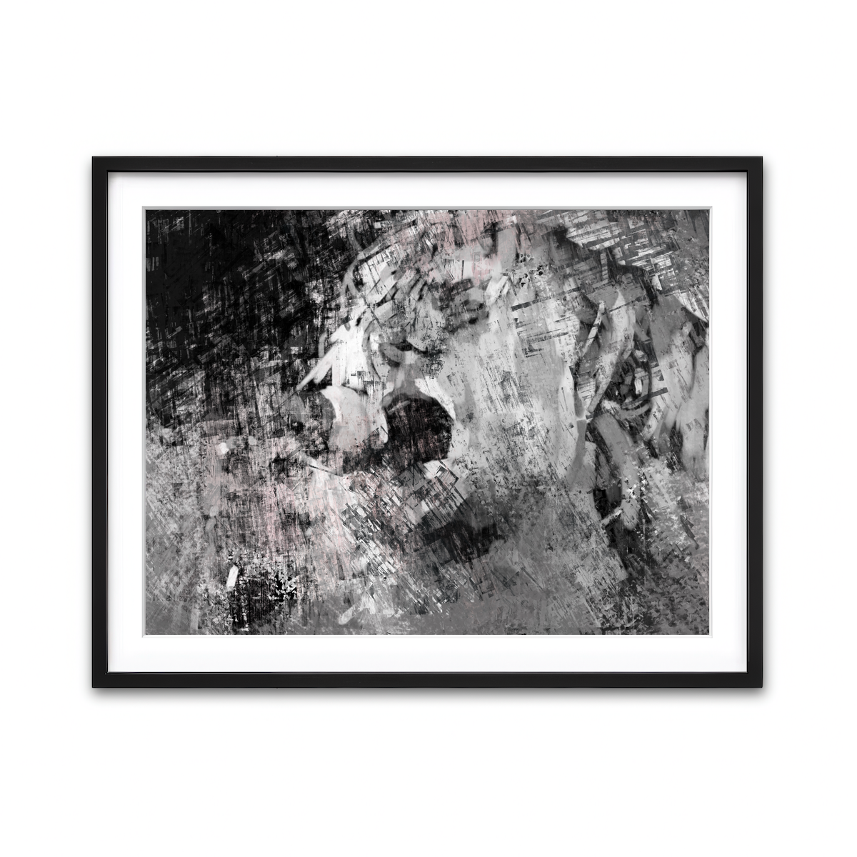 Framed Print 4x3 Black
