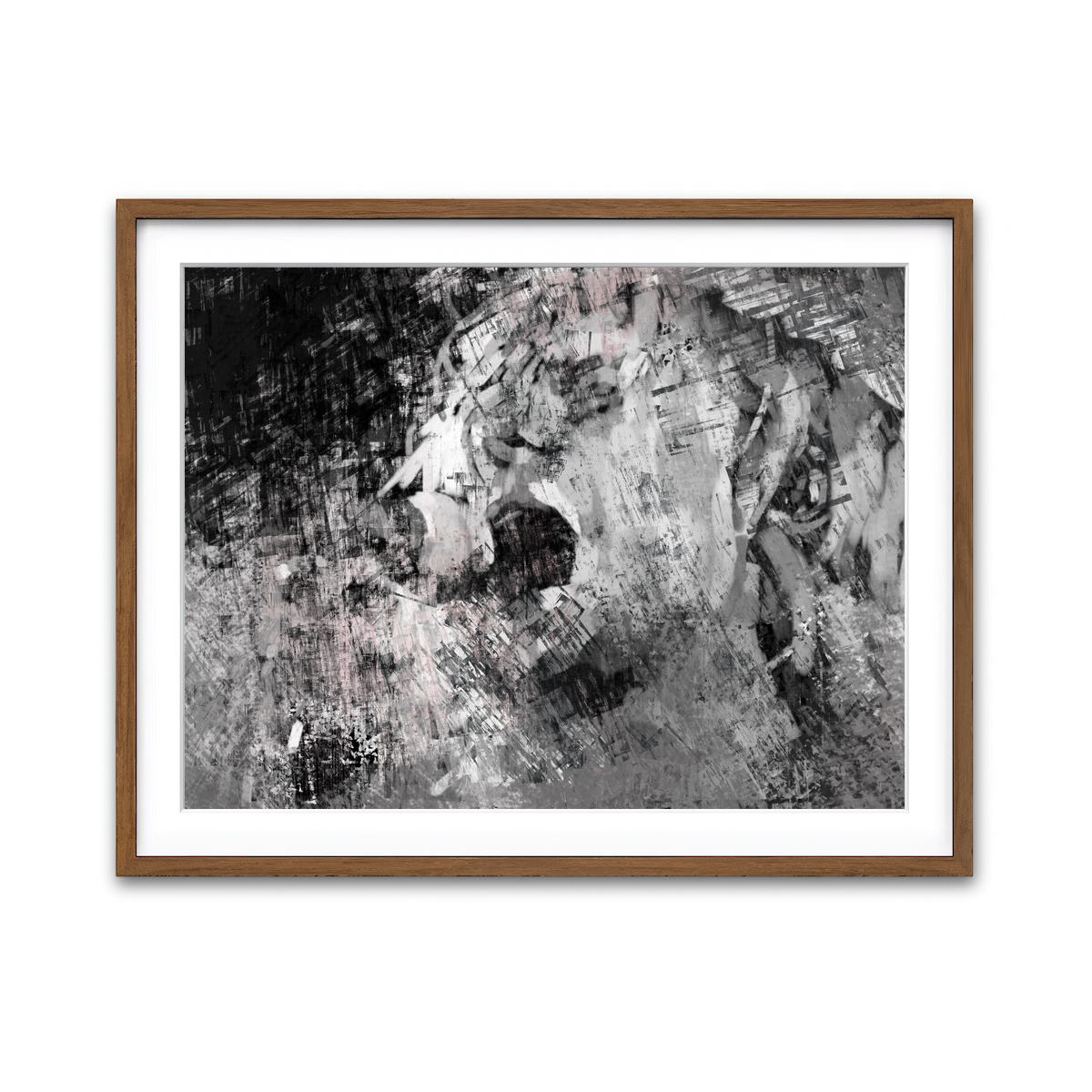 Framed Print 4x3 Walnut