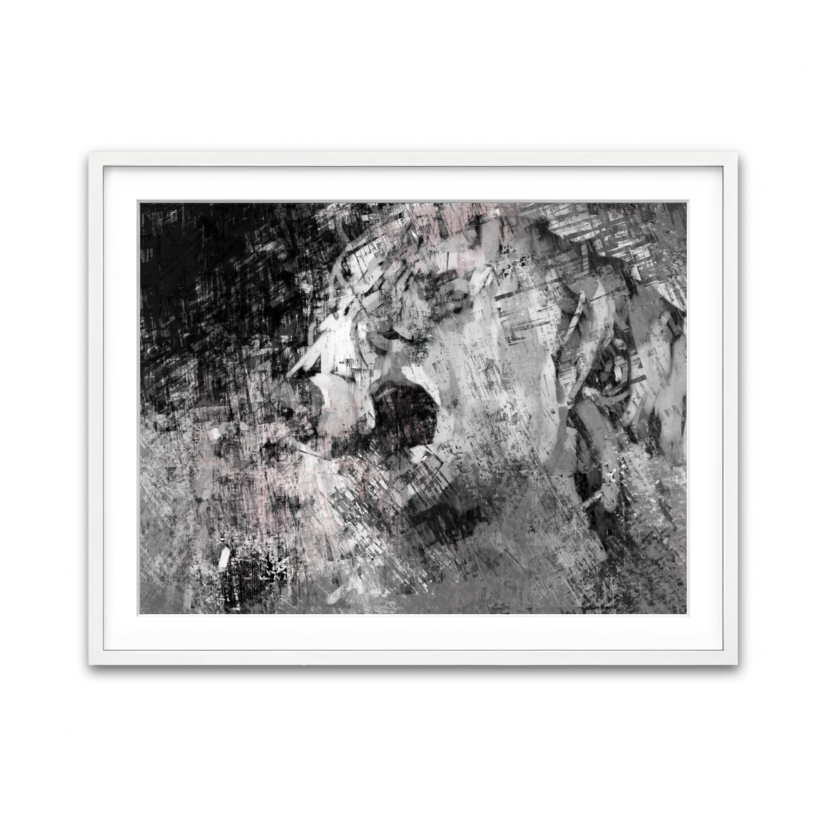 Framed Print 4x3 White